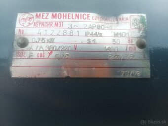 Elektromotor 0,75kW , 1400ot. - 3