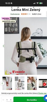 ergonomický nosič BeLenka - 3