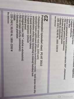 Fen na vlasy novy - 3