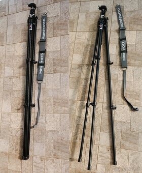 Manfrotto 190B Professional Tripod, guľová hlava, popruh 95€ - 3