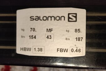 Predám Bežky SALOMON CLASSIC RC 201 carbon 70kg /85kg. - 3