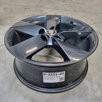 Hliníkové Škoda disky 5x112 R17 7J ET45 - 3