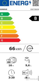 Umývačka riadu GORENJE GS573B60W + záruka do 1.4.2029 - 3