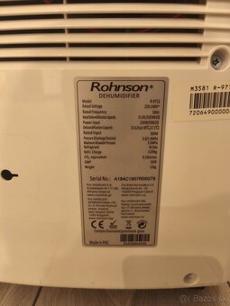 Rohnson R-9712 odvlhčovač vzduchu - 3