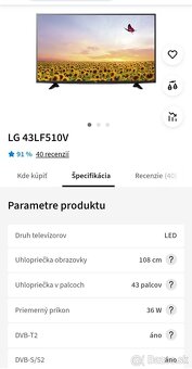 Led televízor LG - 3