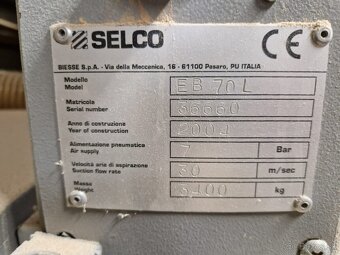 Veľkoplošná píla / nárezové centrum BIESSE SELCO EB 70 L - 3
