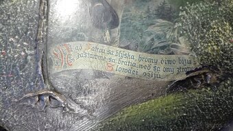Starý obraz - kulatý - Slovenská hymna - 3