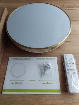 Horevo LED RGB stropné svietidlo 30 cm s Bluetooth reprodukt - 3