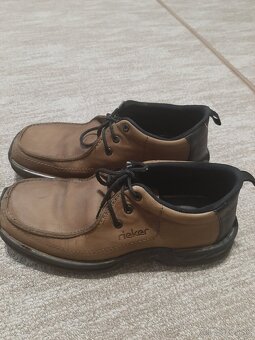 pánska kožená obuv.Rieker vel.43 - 3