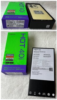 "ako NOVÉ" INFINIX Hot 40i 4 GB/128 GB zlatý za90E - 3