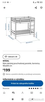 Poschodova posteľ MYDAL - 3