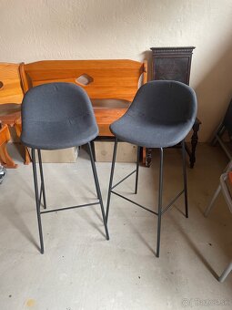 Barové stoličky 73cm vysoké - 3