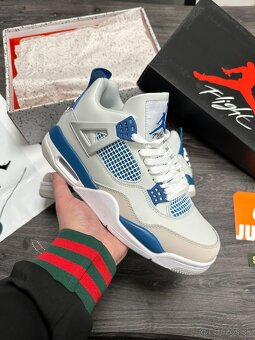 Air Jordan 4 Retro Military Blue tenisky - 3