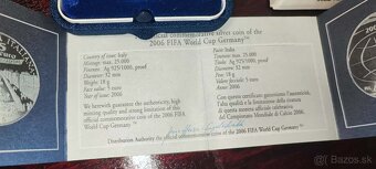 Taliansko Proof - 5 Euro, 2006 FIFA World Cup Germany - 3