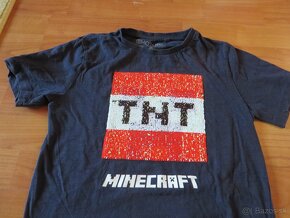 Tričko Minecraft - premieňacie - NEXT - veľ. 140 - 3