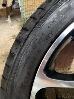 Alu disky, R18 5x120 plus letné pneu - 3