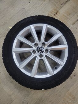 alu disky zimné  pneu Continental WinterContact 215/55 R17 - 3