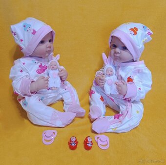 Realistické bábätká dvojičky Danka a Janka - 3