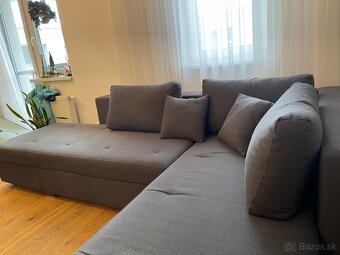 Rohová rozkladacia sedačka - 3