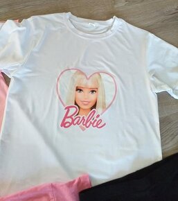 Nové Barbie tričká,legíny 164/11-12r. - 3