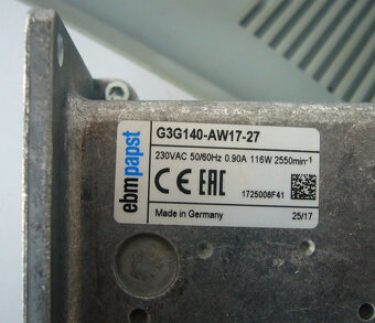 Radiálny ventilátor 230V s reguláciou - 3