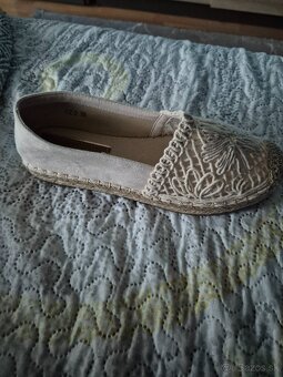 Obuv perfované espadrilky - 3