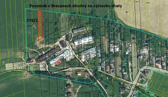 Na predaj pozemok 1288 m2 vhodný na výstavbu chaty v Brezano - 3