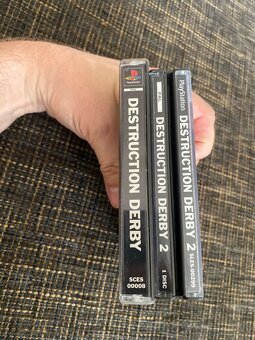 Destruction Derby 1 + 2 Playstation 1 Ps1 Ps2 Ps3 hra - 3
