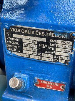 Predám funkčný kompresor Orlík JSK 75 - 3