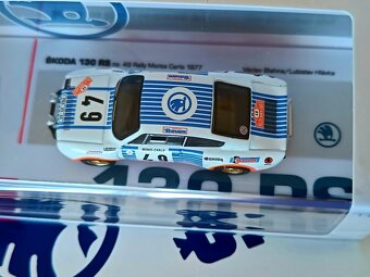 Škoda 130 RS rally Monte Carlo 1977 - model, nový - 3