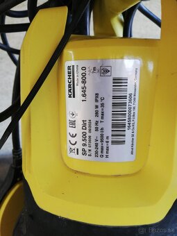 Karcher 9500 kalové čerpadlo - 3