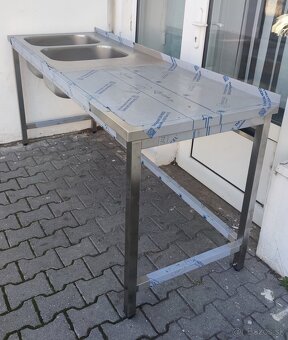 Umývacie stoly, nerezový gastro nábytok - 3