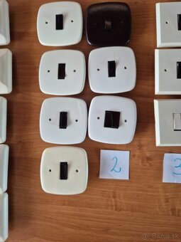 Retro jednovypínače, dvojvypínače - 3