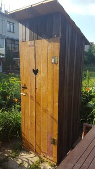 Drevená latrína s pevným dnom - 3