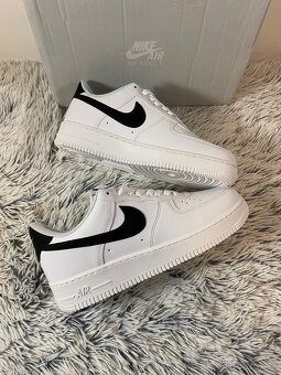 Nike Air Force 1 “ biela - čierna” - 3