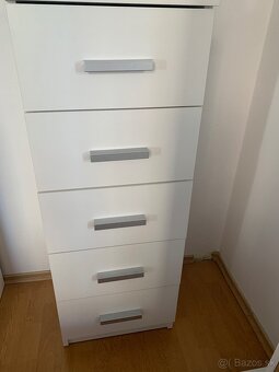 Komoda vysoká biela - 3