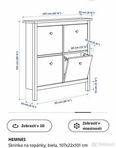 Botník  a vešiak IKEA - 3