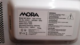 Mikrovlnná rúra / mikrovlnka Mora biela - 3