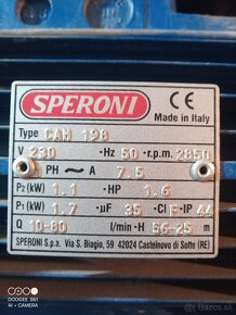 Elektromotor SPERONI CAM 198. - 3