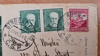 Stary list 94r Popradske Pleso, znamky, cenu ponuknite - 3