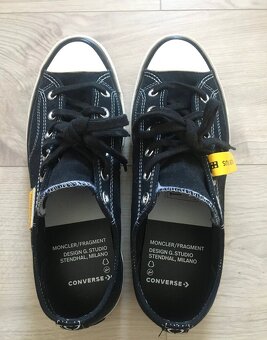 ČIERNE TENISKY MONCLER X CONVERSE, TRENDY, LUXUSNÉ, ZNAČKOVÉ - 3