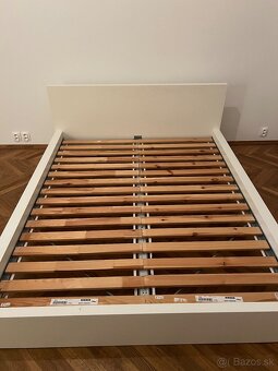 Predám Malm Ikea manželskú postel 160x200 - 3