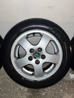 DISKY ŠKODA FABIA R14 + LETNÉ HANKOOK - 3