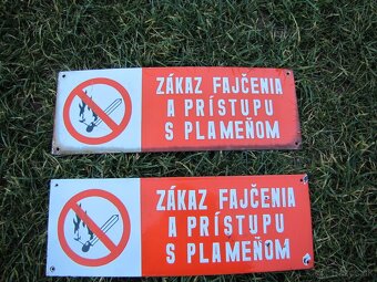 Staré smaltované tabule - 3