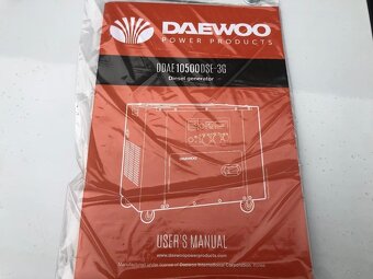 Daewoo dieselový generátor - 3