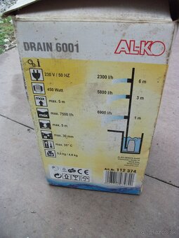 Kvalitné,ponorné čerpadlo AL-KO Drain 6001. - 3