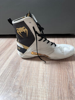 Boxerské topánky Venum Elite - White/Black/Gold - EU 43 - 3