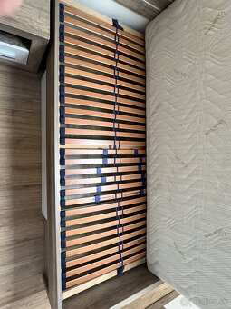 Krásna manželská posteľ DREANO - dub canyon/biela, - 3