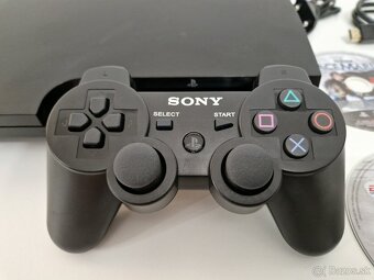 PlayStation 3 Slim 320GB čierny - 3