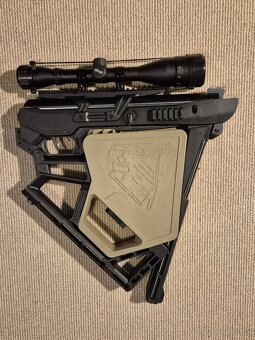 Vzduchovka skladacia Black bunker BM8 4.5mm black - 3